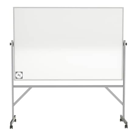 Ghent 78.130 in, 77.25 in, Aluminum Frame, White ARM4M446